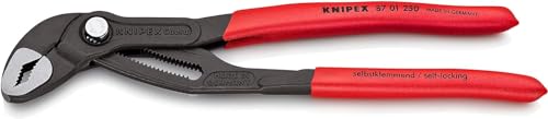 Entdecke die KNIPEX Cobra® Wasserpumpenzange 250 mm – Perfekte Präzision für Muttern bis 46 mm & Rohre bis 50 mm! 🛠️ Feinverstellung per Knopfdruck! #KNIPEX #Werkzeug #Handwerk #Qualität