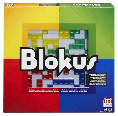 "Entdecke das fesselnde Mattel Games Blokus: das perfekte Strategiespiel für 2-4 Spieler! Ideal für die ganze Familie – Spaß für alle ab 7 Jahren! 🎲 #Blokus #Brettspiel #Familienabend #Strategiespiel"