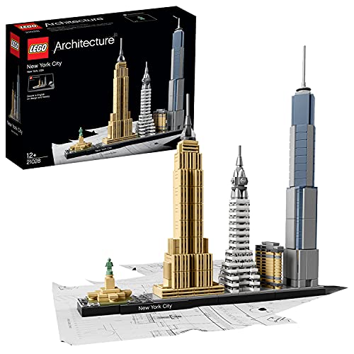 "Bauen Sie die ikonische Skyline von New York City mit dem LEGO Architecture Set 21028! Freiheitsstatue & World Trade Center für Ihre Deko – das perfekte Geschenk für kreative Erwachsene! 🗽🏙️ #LEGO #Architecture"