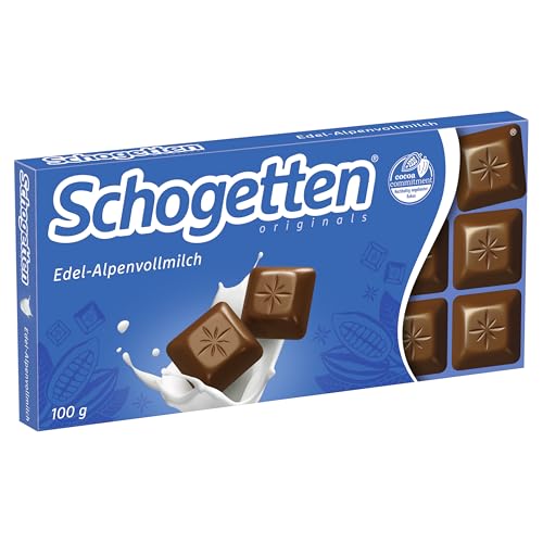 "Entdecke den unwiderstehlichen Genuss von Schogetten Edel-Alpenvollmilch! 🍫✨ Praktisch portioniert für süße Momente – Stück für Stück! #Schokoliebe #EdelAlpenvollmilch #Snacks"