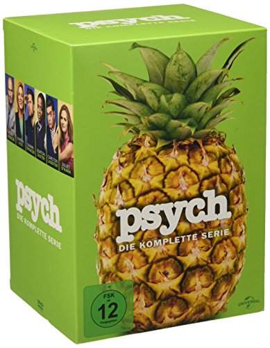 Psych  Die komplette Serie, Limited Edition, 31 DVDs, inklusive Bonusmaterial und Sammlereditionen