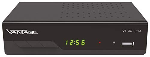 Entdecke den Vantage VT-92 T-HD Receiver: Dein ultimativer DVB-T2 HEVC Begleiter! Mit Display, USB, HDMI & SCART für besten Mediaplayer-Genuss! #Receiver #DVB-T2 #HomeEntertainment