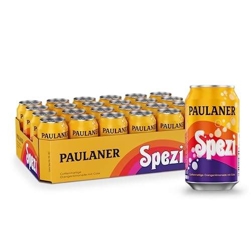 Paulaner Spezi • Erfrischungsgetränk mit Cola & Orange, Limo und Zero•EINWEG (24x0,33l) Pfandfehler!?