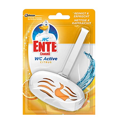 "Erlebe Frische im Bad! 🌟 WC-Ente WC Active Einhänger Starter Citrus (1er Pack, 40g) - Für ein blitzsauberes WC! 🚽✨ #Badreinigung #Frischekick #WCLiebe"