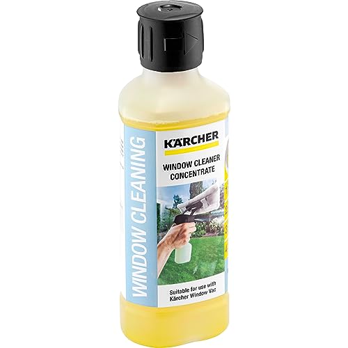 📍 **Kärcher Fensterreiniger-Konzentrat RM 503, für eine streifenfreie Reinigung von Fenstern, Glas, Spiegeln und Duschkabinen, 500ml Konzentrat ergeben verdünnt 6,25l Reinigungsflüssigkeit**