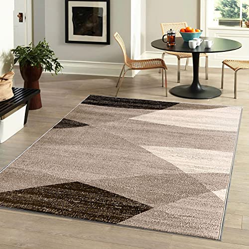 🌟 Hol dir den VIMODA Modernen Teppich mit Geometrischem Muster in Braun Beige! 🏡✨ Perfekt für jeden Raum! Maße: 60x110 cm #Teppich #Inneneinrichtung #Homestyle #VIMODA