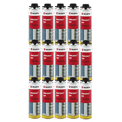 Entdecken Sie die Stärke von 15x Würth 1K-Pistolenschaum PURLOGIC® in Top-Betongrau! Ideal für Bauprojekte und Renovierungen. Perfekte Dämmung und Verfüllung! 🏗️✨ #Würth #Baustoffe #Dämmung #Bauprojekte