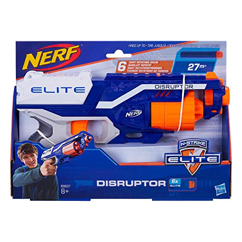 "Spiele wie ein Profi: NERF Hasbro B9837EU40 N-Strike Elite Disruptor - Der ultimative Spielzeugblaster mit Trommelmagazin! 🎯🔫 22.5x32x7.5 cm - Hol dir jetzt deinen Spaß! #NERF #Spielzeug #Blaster"