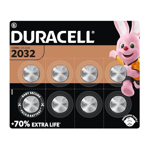 duracell cr2032 knopfzellen 3 v lithium 8 Stück für autoschlüssel waagen fitnesstracker