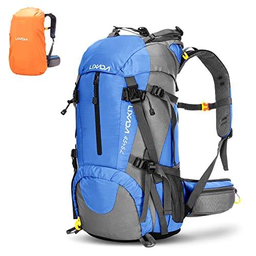 "Entdecke den Lixada Trekkingrucksack: 50L Wasserabweisend + Regenabdeckung für dein nächstes Abenteuer! Perfekt für Wanderungen & Reisen! #Trekking #Wanderrucksack #Abenteuer"