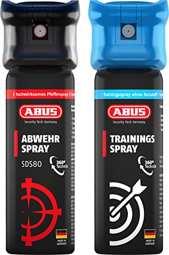 "Schütze Dich und Deine Lieben: ABUS Abwehrspray SDS80 für effektive Tierabwehr & Selbstverteidigung! 🚨🐾 Bis zu 5m Reichweite – auch kopfüber einsetzbar! #Selbstverteidigung #Tierabwehr #ABUS"