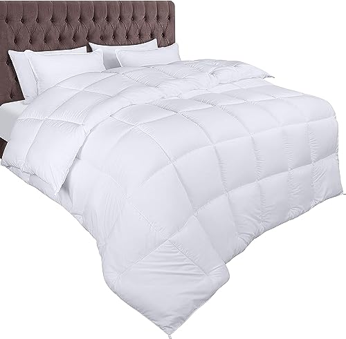 📍 **Utopia Bedding Duvet 200 x 200 cm, All-Year Duvet 370 GSM Filling, Breathable Sleeping Blanket, Quilt, Super Soft Cuddly (White)**