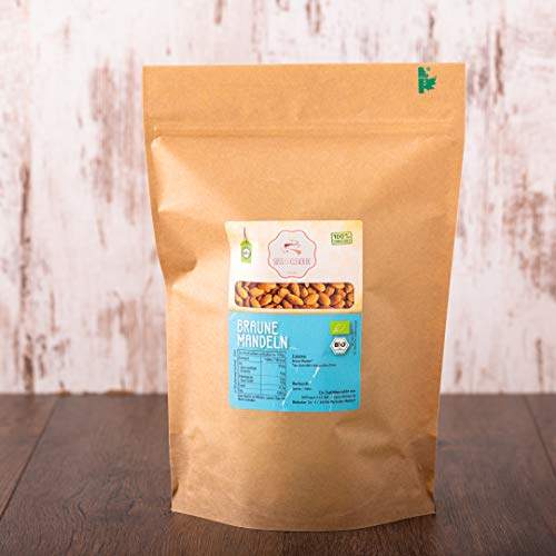 Entdecke die leckeren Bio Mandeln von süssundclever.de®! 🍂🌱 1,0 kg Guara Mandeln aus Spanien - nachhaltig & plastikfrei verpackt! #BioMandeln #Nachhaltig #SüßUndClever #SnackZeit