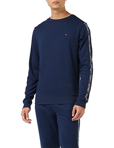 Tommy Hilfiger Herren Sweatshirt, Casual, Baumwolle, Navy Blazer, M