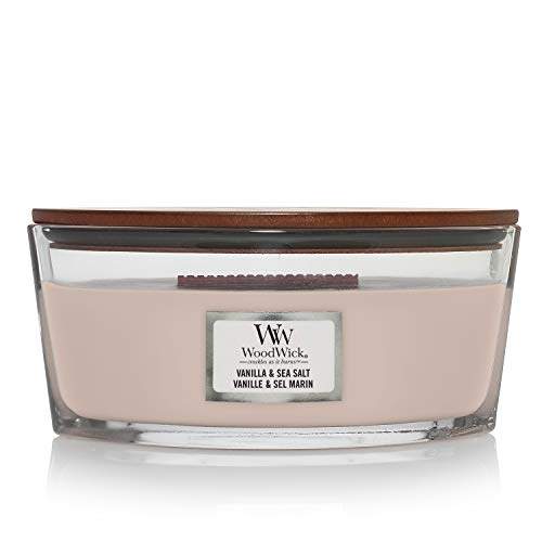 📍 **Woodwick oblong scented candle with crackling wick**