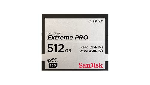 "Entfesseln Sie die Kraft Ihrer Kamera mit der SanDisk Extreme Pro CFast 2.0 512 GB Speicherkarte! Ultra-schnell: 525 MB/s & VPG-130 für 4K-Videos! Perfekt für Profi-Content! #Photography #4K #Speicherkarte"