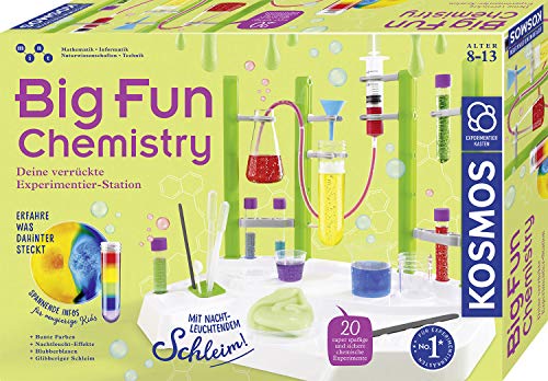 Entdecke die KOSMOS 642532 Big Fun Chemistry Station! 🚀 Spaßige Experimente für Kinder ab 8 Jahren: Glibberiger Schleim, blubbernde Flüssigkeiten & Farbenzauber! #Chemie #Experimente #Kinder #Kreativität