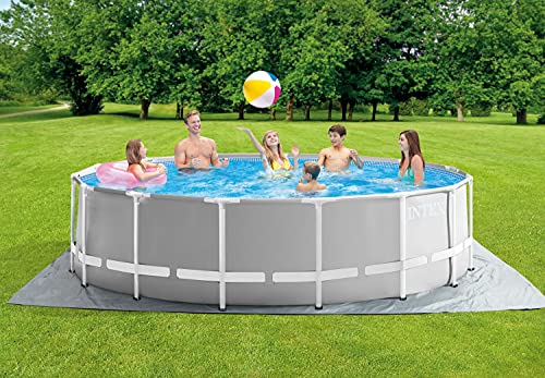 "Traumhaftes Schwimmen Zuhause: Intex 4.57M X 1.22M Prism Frame Premium Pool Set 26726GN 🌊☀️ - Perfekt für heiße Sommertage! #Intex #Pool #SommerSpaß #Garten #Familienzeit"