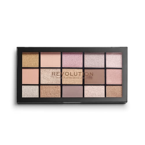 makeup revolution reloaded lidschattenpalette fundamental 15 farben 16,5g