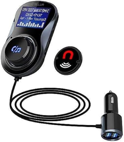 "Erlebe kabellosen Musikgenuss mit dem Tellur FMT-B4 Bluetooth FM Transmitter in Schwarz! 🎶📻 Perfekt für jedes Auto! #BluetoothTransmitter #FMTransmitter #AudioGenuss #Tellur"