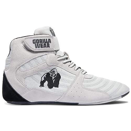 Gorilla Wear Perry High Tops Pro - weiß - Bodybuilding und Fitness Schuhe für Damen und Herren, 36