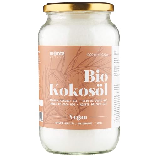 🌿 Entdecke Monte Nativo Bio-Kokosöl (1000ml) – Premium, nativ & vegan! Ideal zum Kochen, Backen, als Naturkosmetik & Tierpflege 🐾 #BioKokosöl #Naturrein #Vegan #Rohkostqualität