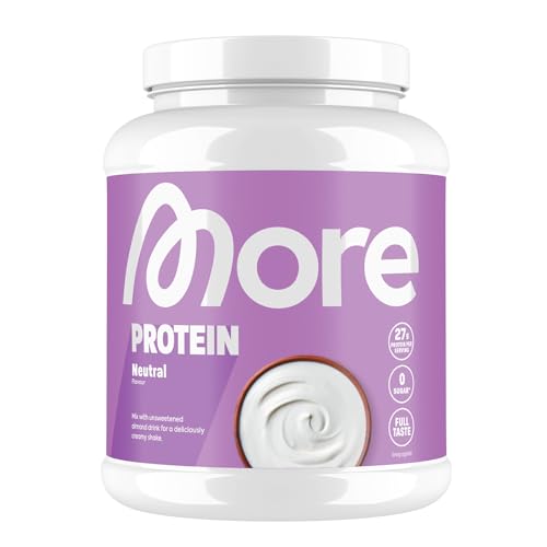 "Entdecke die POWER von MORE Protein: Geschmacksneutraler Protein-Mix (600 g) aus Whey & Casein für effektiven Muskelaufbau! Ideal mit Laktase – Geprüfte Qualität, Made in Germany! #Protein #Muskelaufbau #Fitness"