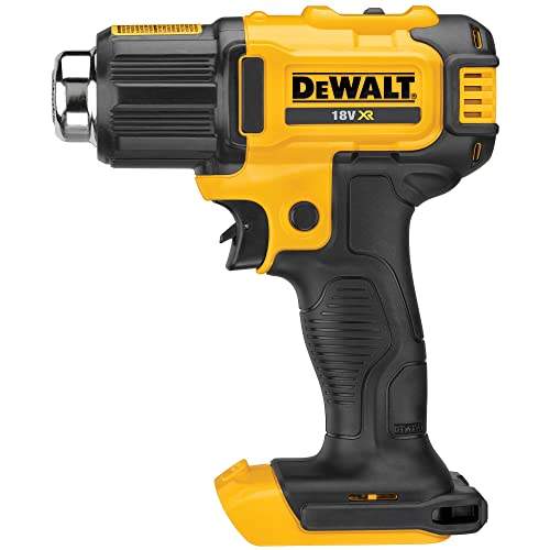 Entdecke die Dewalt 18 Volt Akku-Heißluftpistole DCE530N! 🔥 2 Gebläse- & Temperaturstufen, Dauerbetriebsschalter und mehr – perfekt für Deine Projekte! #Dewalt #Werkzeug #DIY