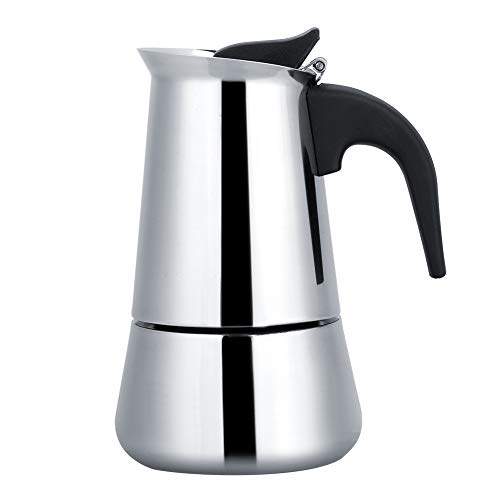 【𝐎𝐬𝐭𝐞𝐫𝐧】 Kaffeekanne tragbare Edelstahl Moka Espressomaschine Mokkatopf(100ml)