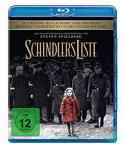 Schindlers Liste Remastered Blu-ray, IMDb 9,0, Steven Spielberg, Filmklassiker, Historienfilm, Prime