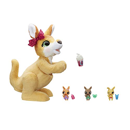 Entdecke Hasbro Josie, das interaktive Känguru! 🦘✨ Über 70 Geräusche & Reaktionen warten auf dich! Ideal für Kinder ab 4 Jahren. Hol dir das gelbe Plüschspielzeug E6724 jetzt! #Hasbro #Interaktiv #Plüschspielzeug