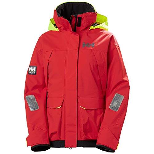 Helly Hansen Damen W Pier 3 Jacket, rot, Größe S, wasserdicht, atmungsaktiv, ideal für Outdoor-Aktivitäten