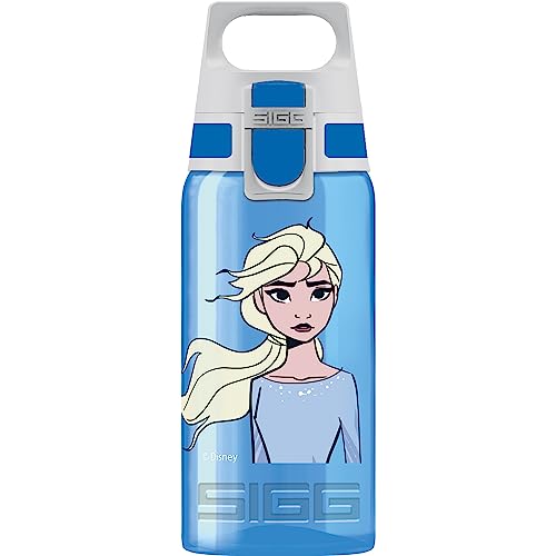 "Entdecke die SIGG Viva One Trinkflasche für Kinder – Disney Die Eiskönigin Elsa! 🥤 Auslaufsicher, spülmaschinenfest, BPA-frei & perfekt für sprudelnde Getränke! 💙 #Disney #Trinkflasche #Elisa"