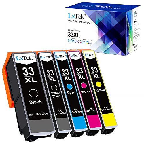 "Entdecke das LxTek 33XL Multipack: Hochwertige, kompatible Druckerpatronen für Epson XP-Modelle! Sorge für brillante Ausdrucke mit unserem 5er-Pack! #Druckerpatronen #Epson #33XL #Druckqualität"