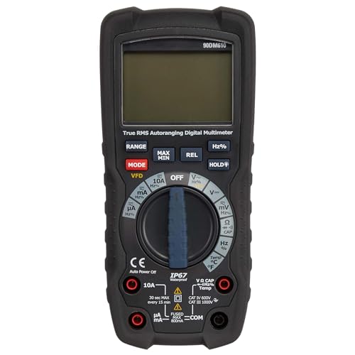 Entdecke das Amazon Basics Digitalmultimeter: 6000 Anzeige, IP67 Wasserschutz, True RMS, CAT IV 600 V – Perfekt für Profis! #Digitalmultimeter #AmazonBasics #Messwerkzeuge