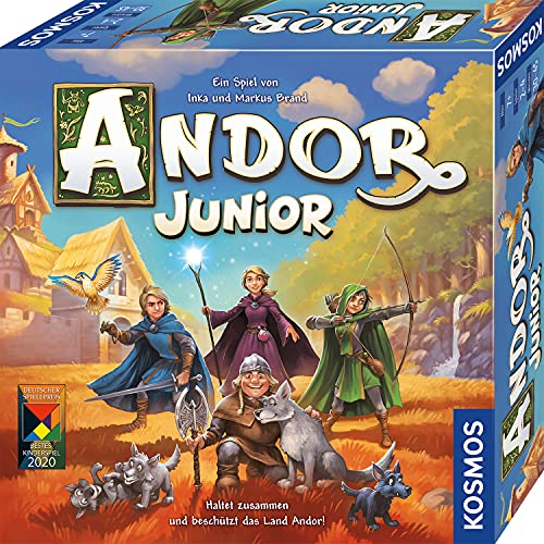 Entdecke das spannende KOSMOS 698959 Andor Junior: Schütze gemeinsam das Land Andor! 🛡️✨ Das kooperative Fantasy-Abenteuer für die ganze Familie ab 7 Jahren! #FamilienSpiel #AndorJunior #KooperativesSpiel