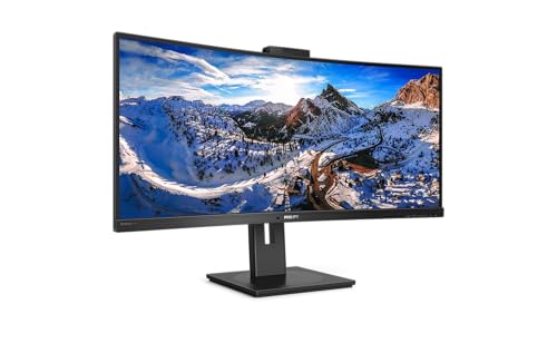 Erlebe das ultimative Gaming- und Arbeitsvergnügen mit dem Philips 346P1CRH: 34" WQHD Curved USB-C Monitor, Webcam & höhenverstellbar! #Monitor #Philips #Gaming #USB-C #HDR400