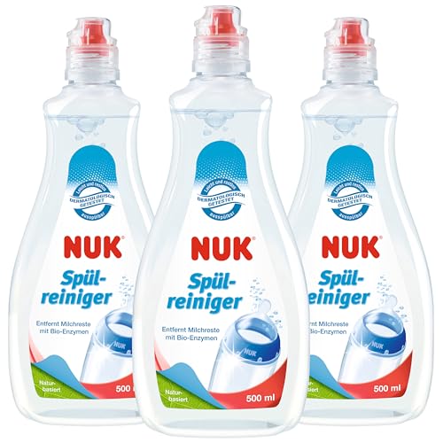 "Entdecke den perfekten NUK Spülreiniger für Babyflaschen! 🌟 500 ml – parfümfrei, pH-neutral & ideal für Flaschen, Sauger & Zubehör. Perfekte Hygiene für dein Baby! #Babypflege #Reinigung"