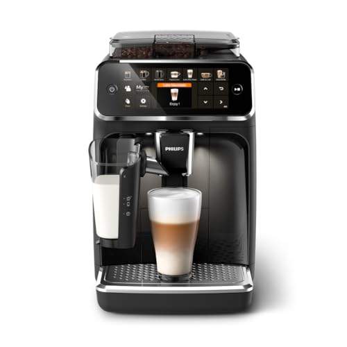 Entdecke den Philips Serie 5400 Kaffeevollautomat: 12 köstliche Kaffeespezialitäten, einfaches LatteGo Milchsystem, intelligentes Touchdisplay & edles Design! ☕✨ #KaffeeLiebhaber #Philips #Kaffeemaschine