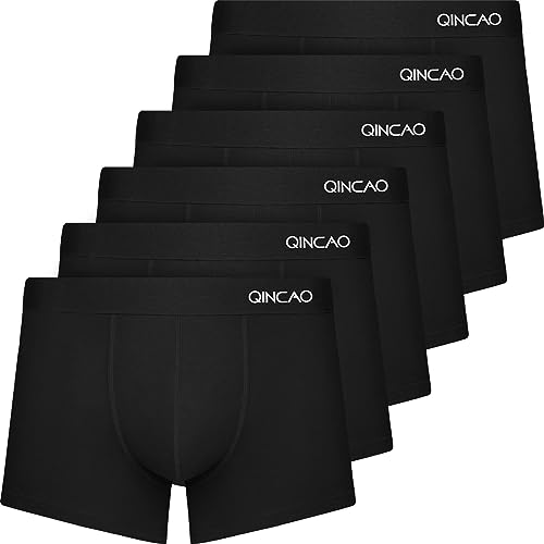 "Entdecke den ultimativen Komfort: QINCAO Boxershorts Herren im 6er Pack – Kratzfrei, aus hochwertiger Baumwolle und perfekt für jeden Tag! #Underwear #Männermode #Komfort"