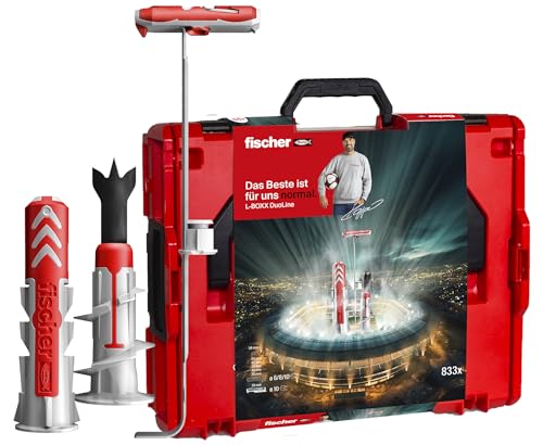 Entdecke die fischer L-Boxx DuoLine: Praktische Box mit 833 leistungsstarken 2-Komponenten-Dübel! Hol dir die innovative Dübel-Linie für maximale Funktion & Sicherheit! #DIY #Dübel #Bauprojekte