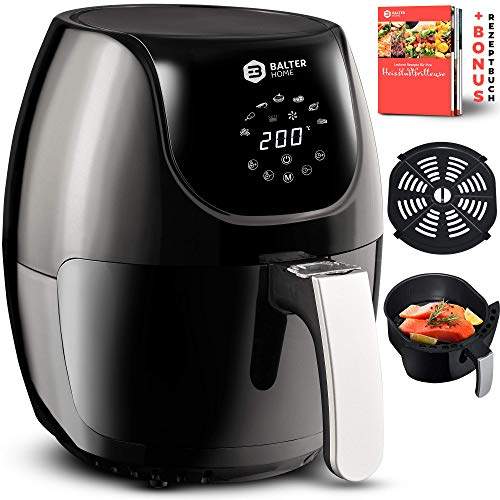 „Entdecke die Balter Heißluftfritteuse XL-Touch: 7 Programme, 3.6L XL Garraum & LCD Display – für gesündere Köstlichkeiten! 🍟✨ #Fritteuse #Heißluft #Kochen #Küchengeräte“