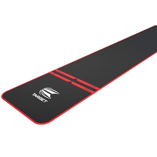 📍 **Target Darts World Champion Dart Mat | Dart Oche Mat with Soft Dart and Steel Dart Throwing Spacings | Non-Slip Carpet Mat for Floor and Dart Tips Protection | Dart Accessories**