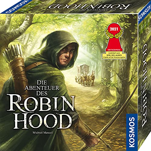 🚀 Entdecke die Abenteuer von Robin Hood! 🏹 KOSMOS 680565 – Nominierter Spiel des Jahres 2021! Kooperatives Familienspiel für 2-4 Spieler ab 10 Jahren. #Brettspiel #Familienabend #RobinHood