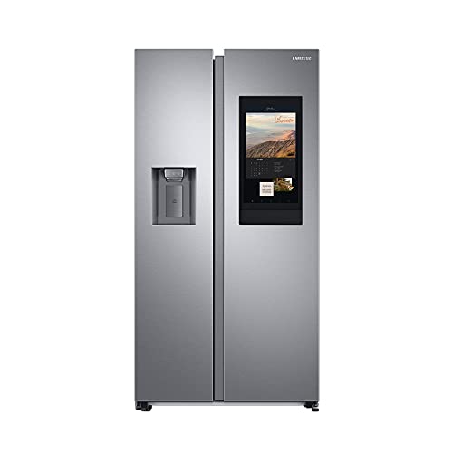 "Entdecken Sie den Samsung RS6HA8891SL/EG Side-by-Side Kühlschrank: 178 cm, 614 ℓ Volumen, Family Hub & eleganter Edelstahl-Look! #Kühlschrank #Samsung #Familienfreundlich #Edelstahl"