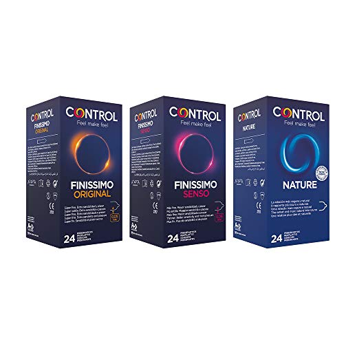 📍 **CONTROL Feeling Mix Box with Classic and Thin Condoms - 72 Condoms**