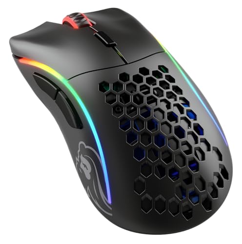 "Entfessle dein Gaming-Potenzial mit der Glorious Gaming Model D Wireless Maus! 🌟 Superleicht (69g), blitzschnell (2,4 GHz), 71 Std. Akkulaufzeit, RGB-Genuss & ergonomisches Design! 🎮✨ #GamingGear #Glorious"