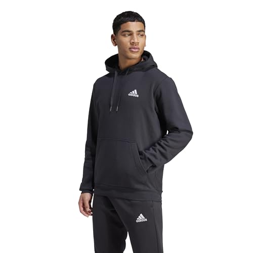 "Entdecke den adidas Herren Essentials Fleece Hoodie in Schwarz/Weiß – bequem und stylisch! Ideal für Freizeit und Sport! #Adidas #Herrenmode #FleeceHoodie #Lifestyle"