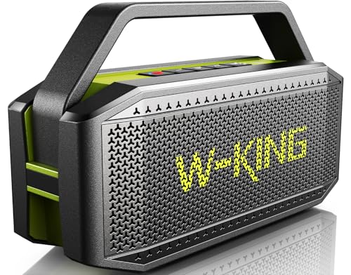 🎶 Erlebe den kraftvollen W-KING Bluetooth Lautsprecher (100W MAX)! 💥 60W IPX6, tiefes Bass-Outdoor-Feeling, Party-Ready mit 40H Akku, PowerBank, TF-Karte & NFC! 📦 #BluetoothSpeaker #OutdoorParty #BoomBox