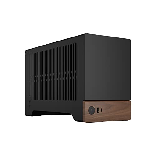 „Fractal Design Terra Graphite: Ultimatives mITX Gaming Gehäuse mit Walnussfront, PCIe 4.0 Riser-Kabel & USB Type-C! Ideal für kompakte Builds! #GamingPC #FractalDesign #SFF“